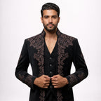 Men’s Gothic Velvet Coat Suit