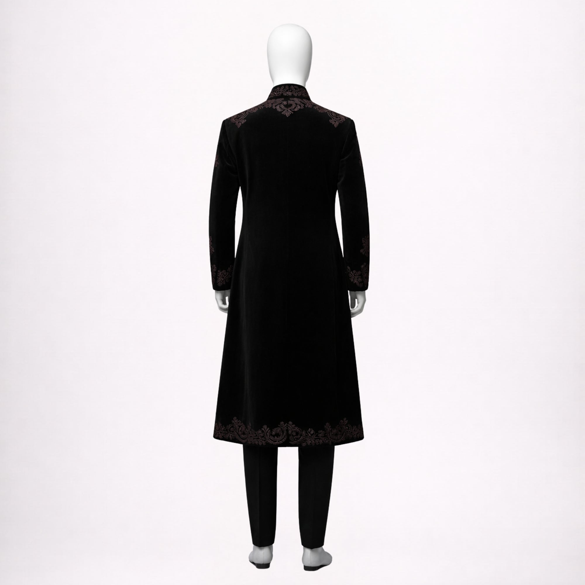 Men’s Gothic Velvet Coat Suit