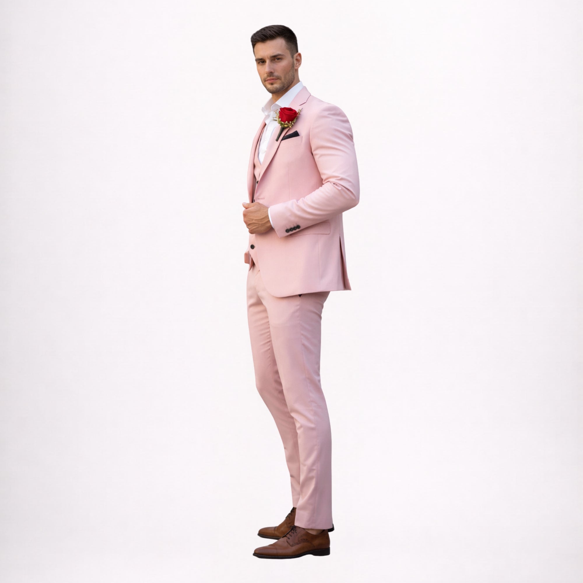 Men’s Blush Pink Suit