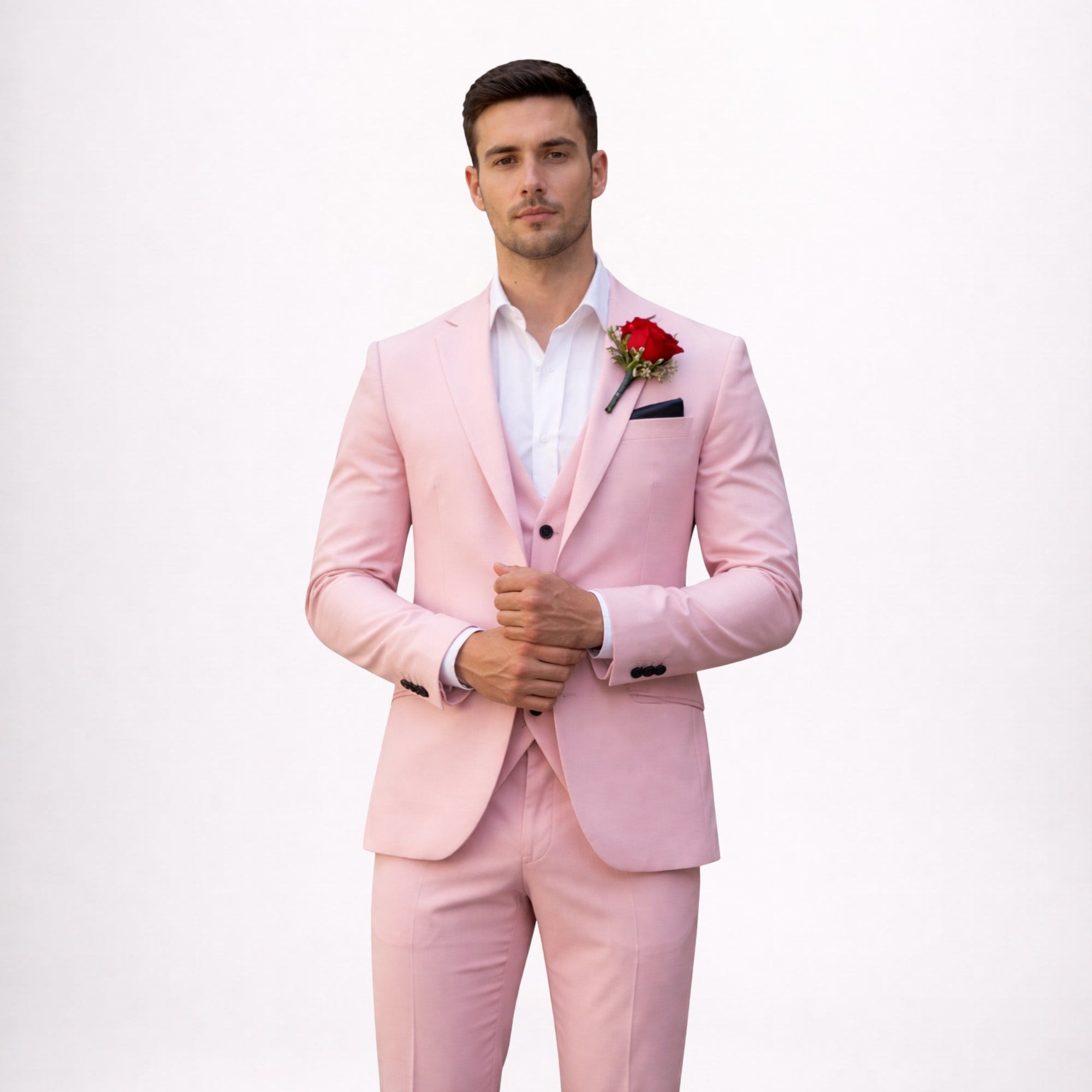 Men’s Blush Pink Suit