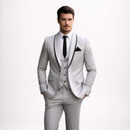 Men’s Light Grey Formal Suit