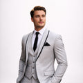 Men’s Light Grey Formal Suit