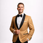 Camel Tuxedo Suit