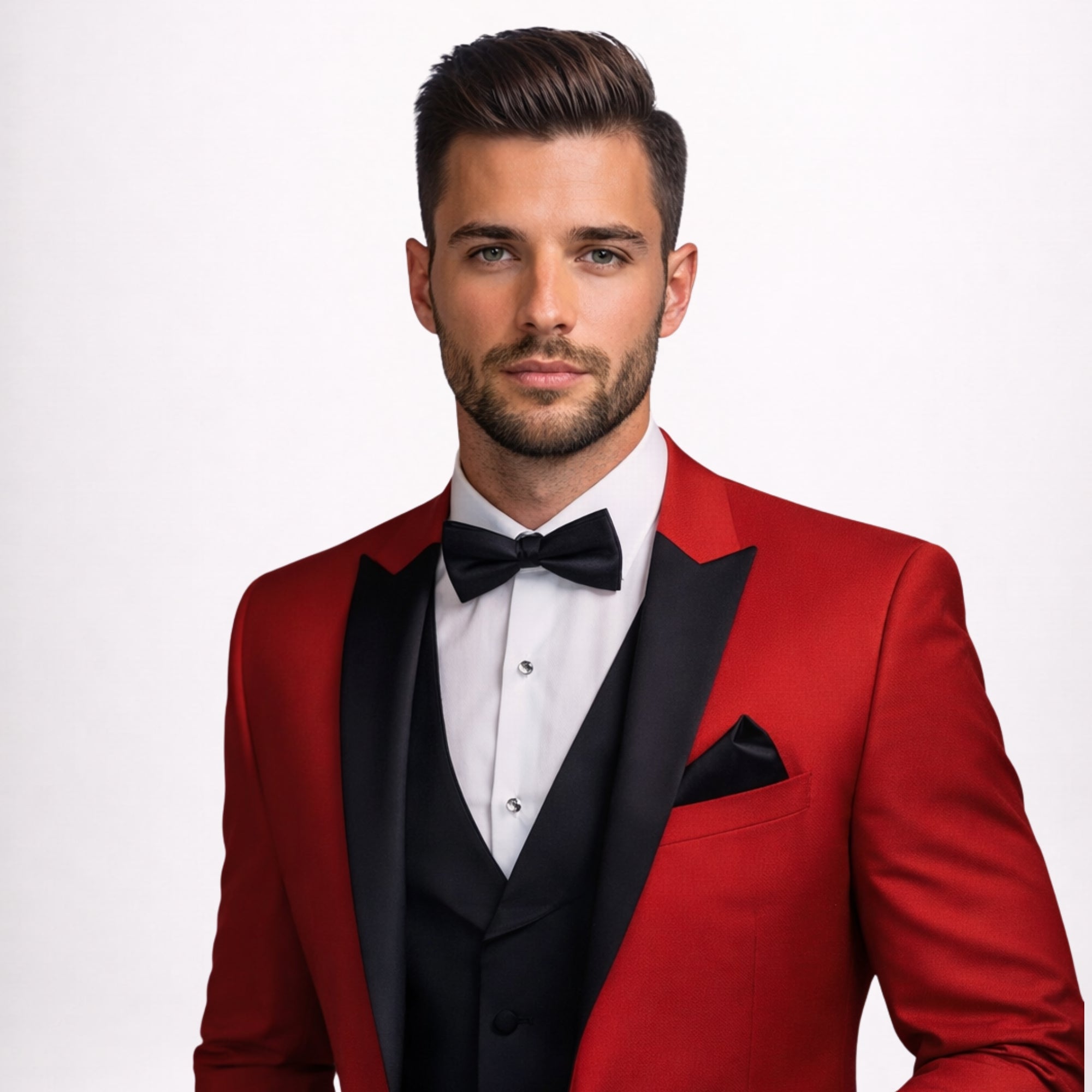 Tailored Formal Red Blazer