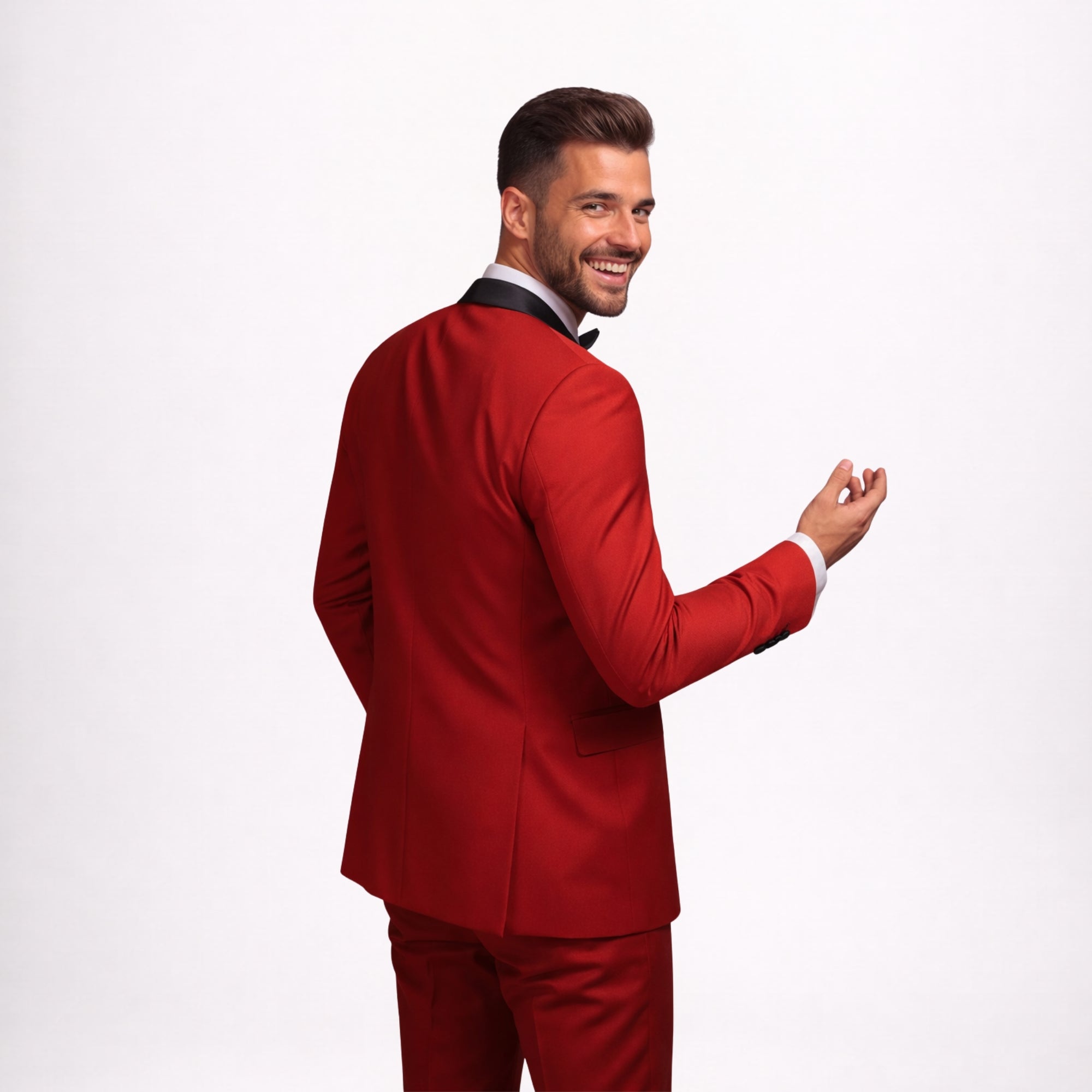 Tailored Formal Red Blazer