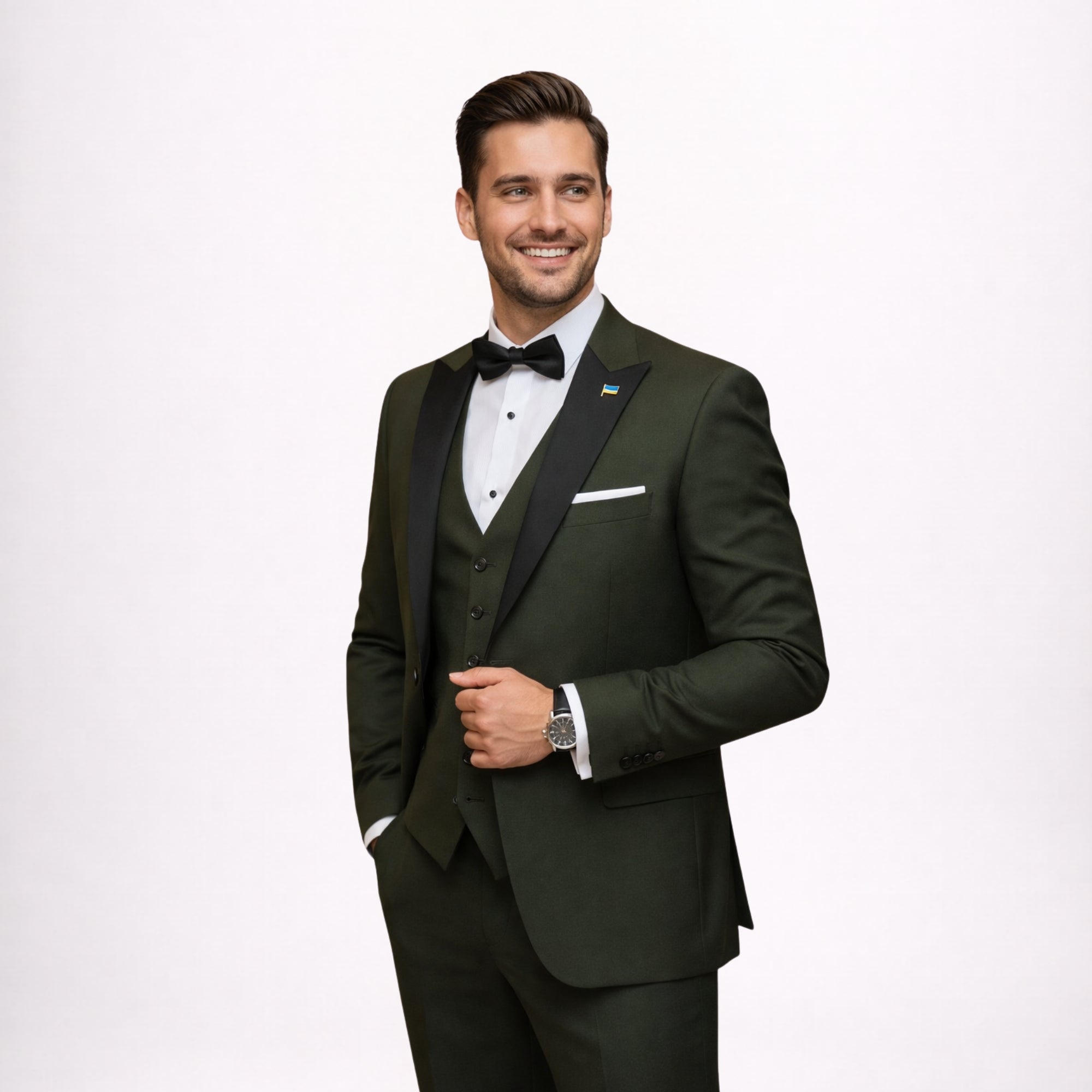 Green Tuxedo for Groom