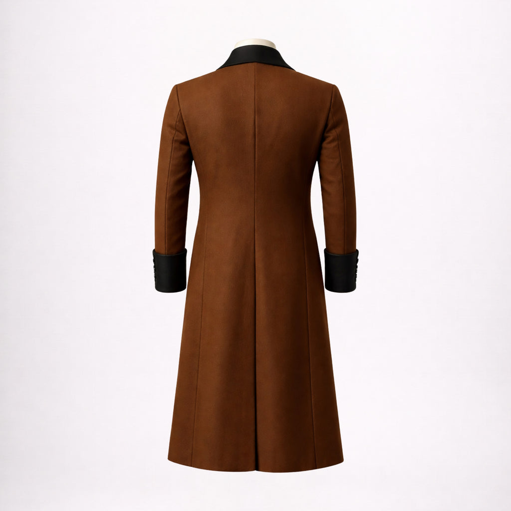 Gothic Brown Tailcoat for Men