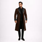 Gothic Brown Tailcoat for Men