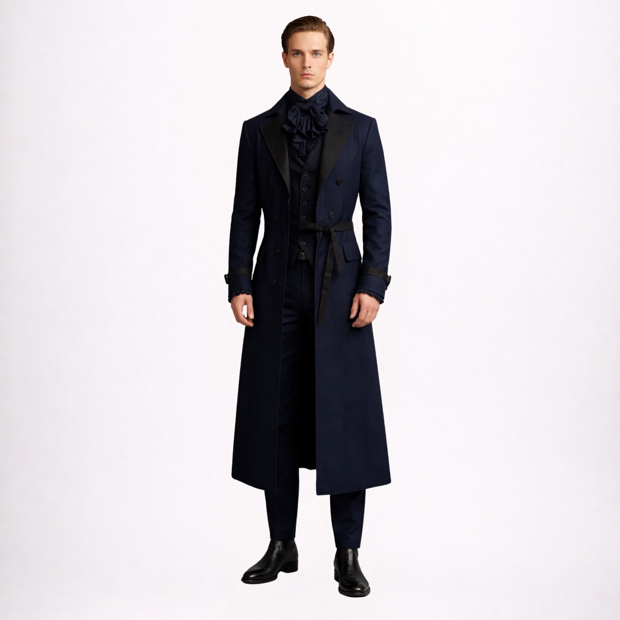 Victorian Men’s Coat Navy