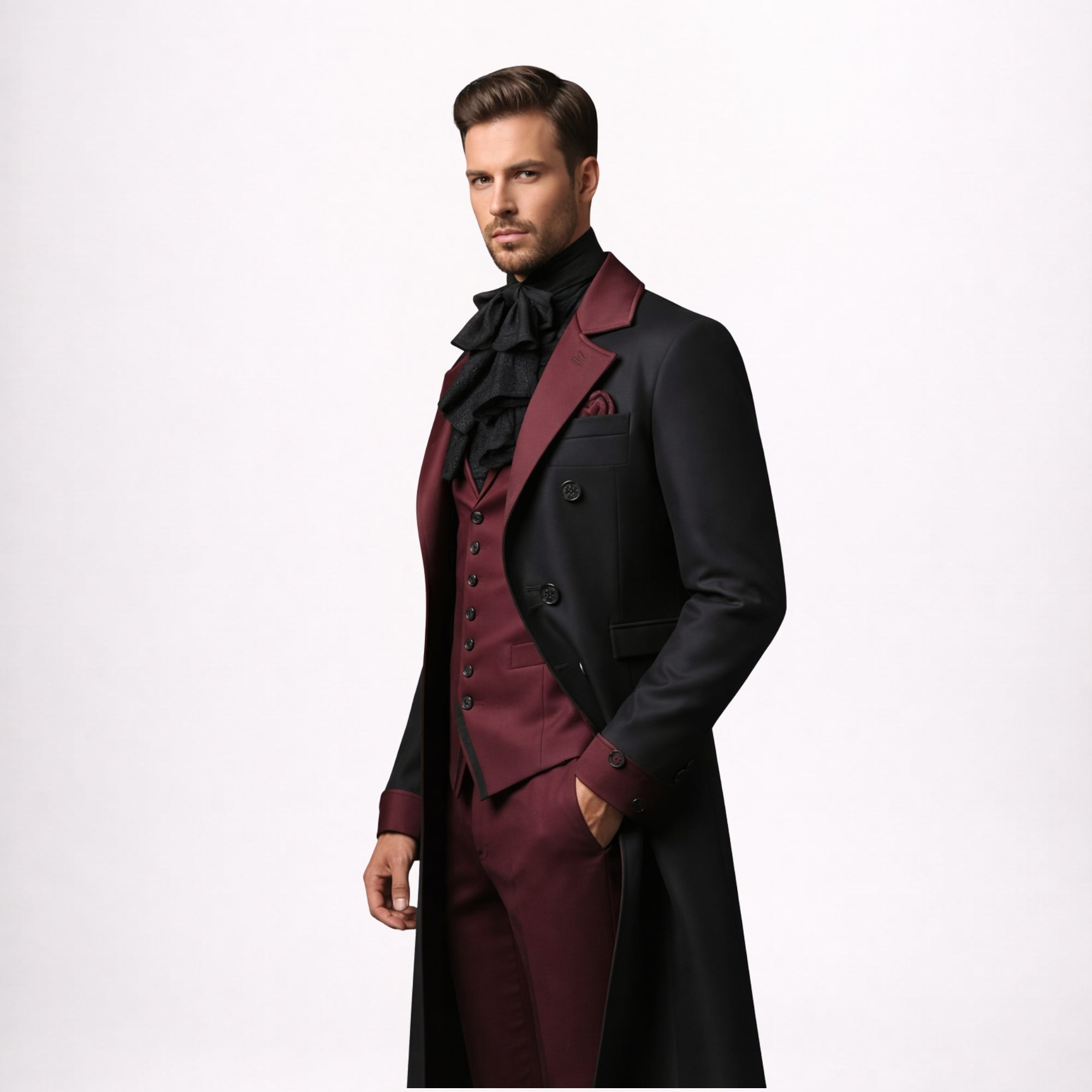 Steampunk Long Coat & Vest