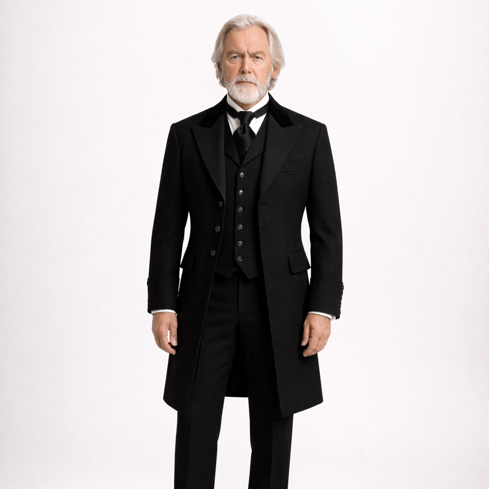 Black Victorian Tailcoat Suit