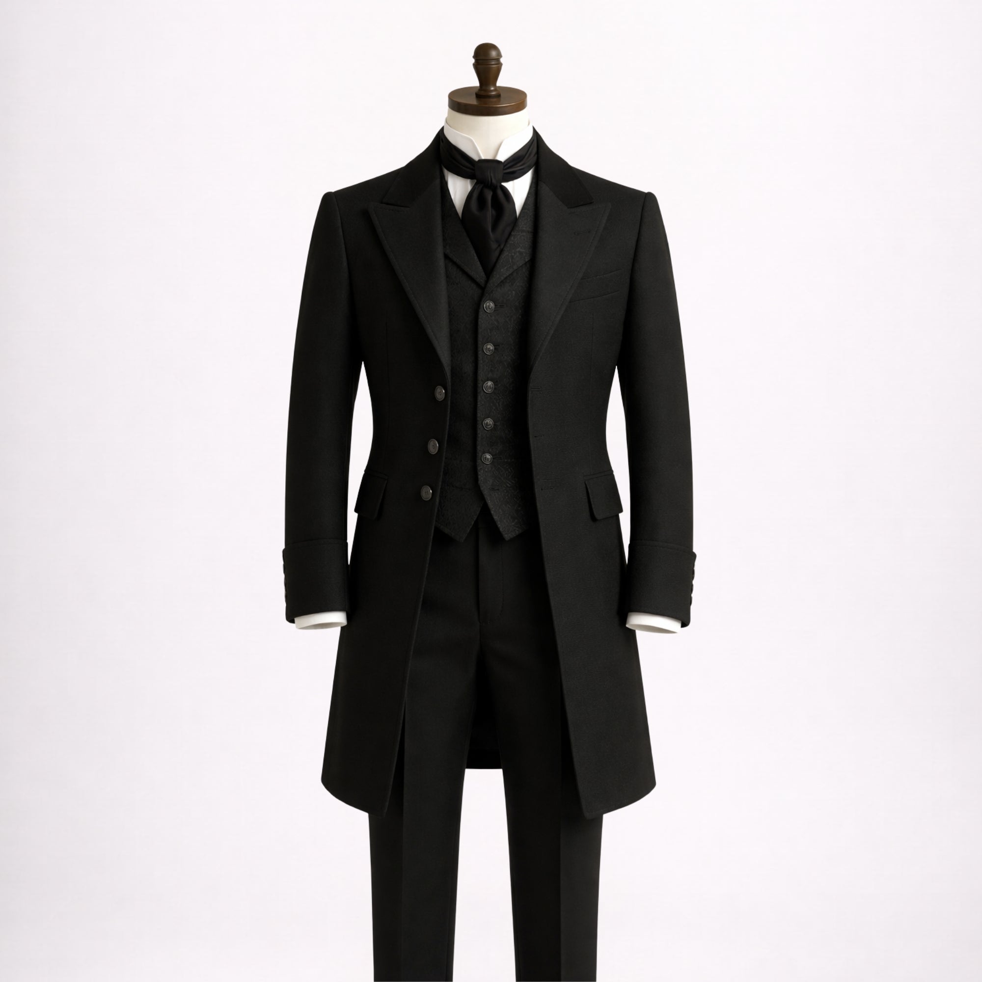 Black Victorian Tailcoat Suit