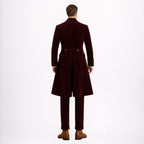 Burgundy Velvet 3 Piece Suit