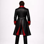 Steampunk Gothic Leather Tailcoat for Men