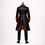 Steampunk Gothic Leather Tailcoat for Men