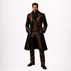 Victorian Gothic Leather Suit for Men