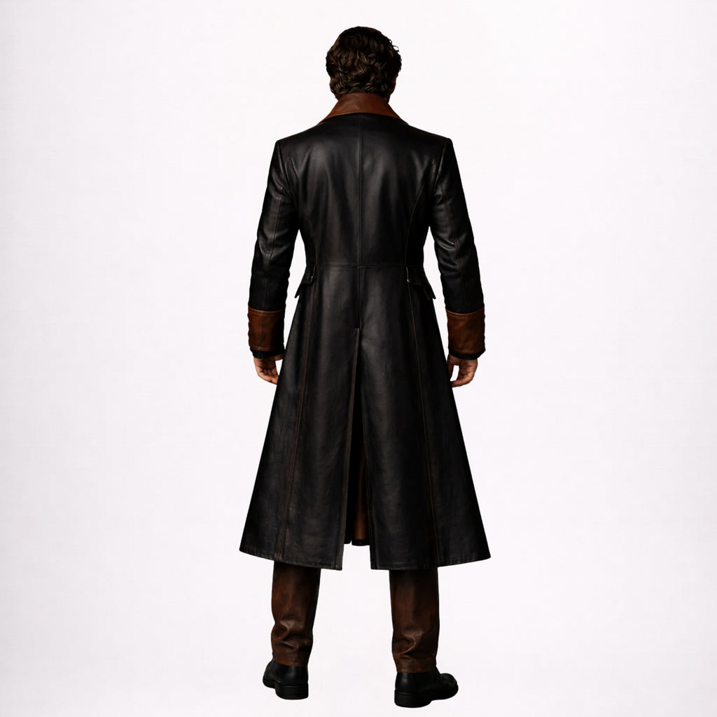 Victorian Gothic Leather Suit for Men
