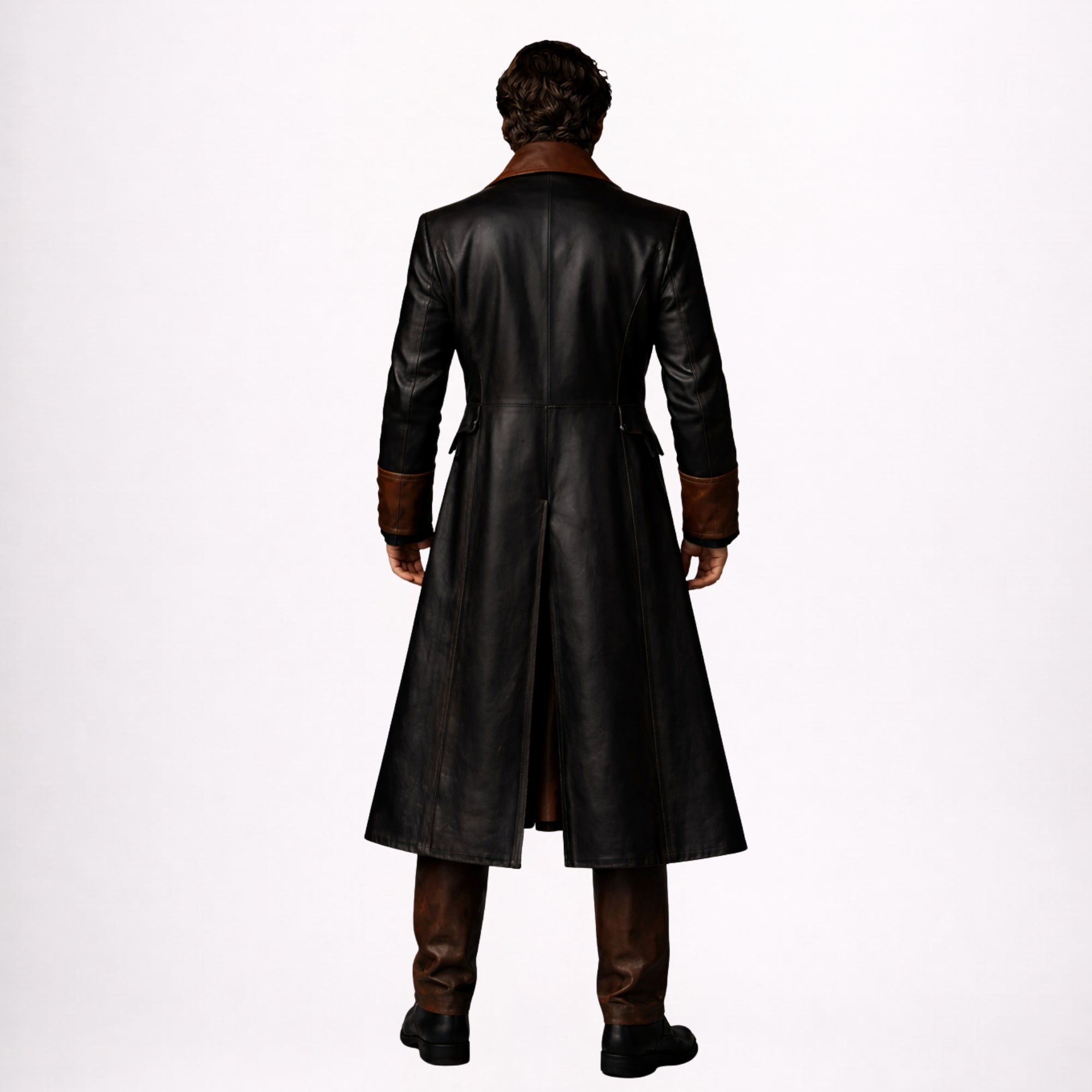 Victorian Gothic Leather Suit for Men