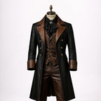 Victorian Gothic Leather Suit for Men