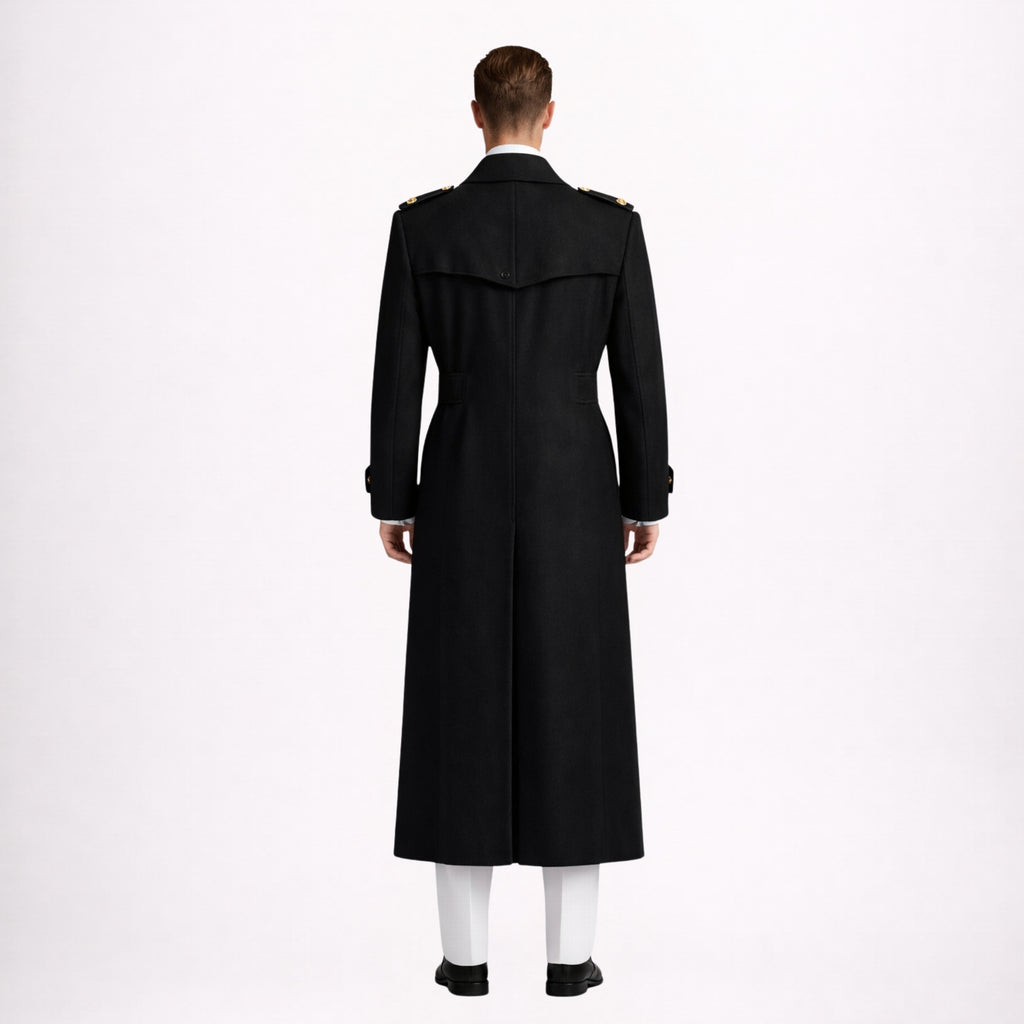 Military Officer Greatcoat for Men