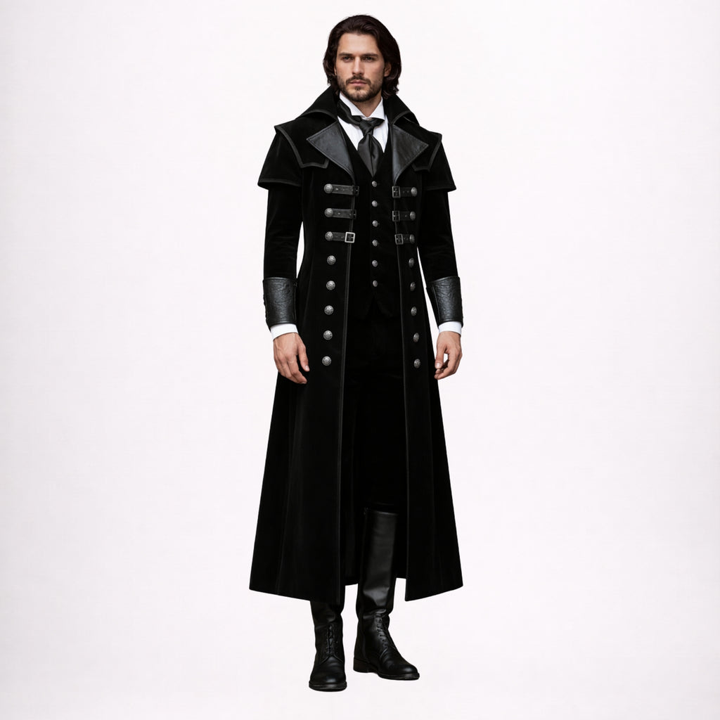 Regal Gothic Victorian Men’s Coat