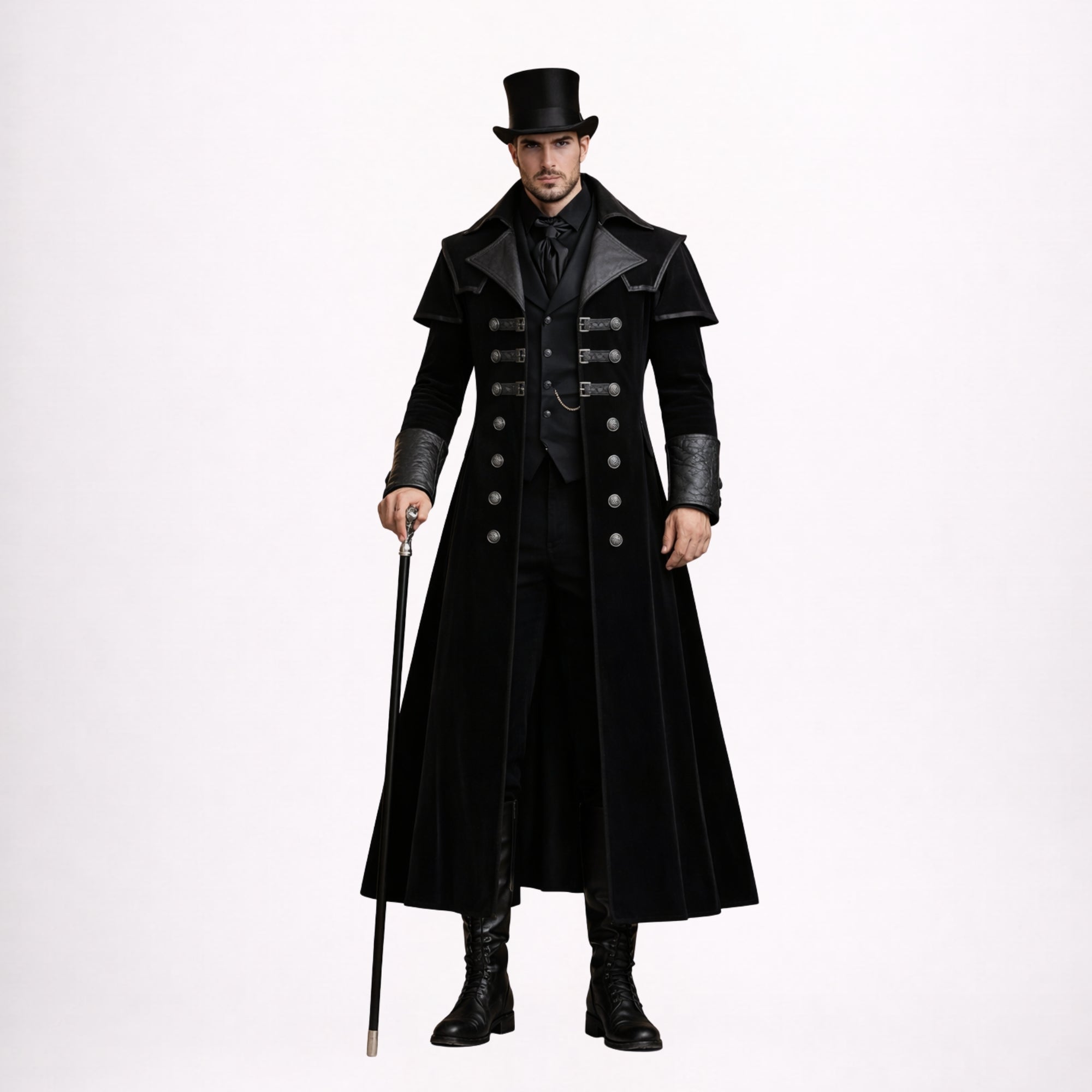 Regal Gothic Victorian Men’s Coat