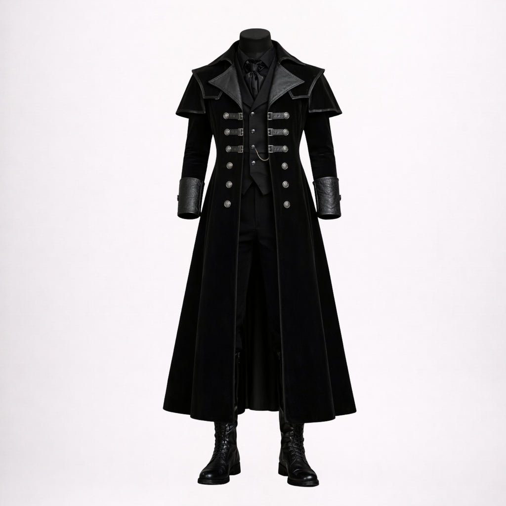 Regal Gothic Victorian Men’s Coat