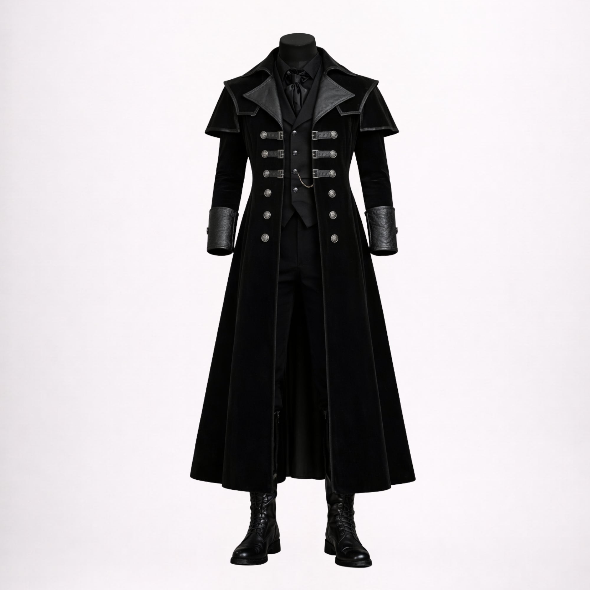 Regal Gothic Victorian Men’s Coat