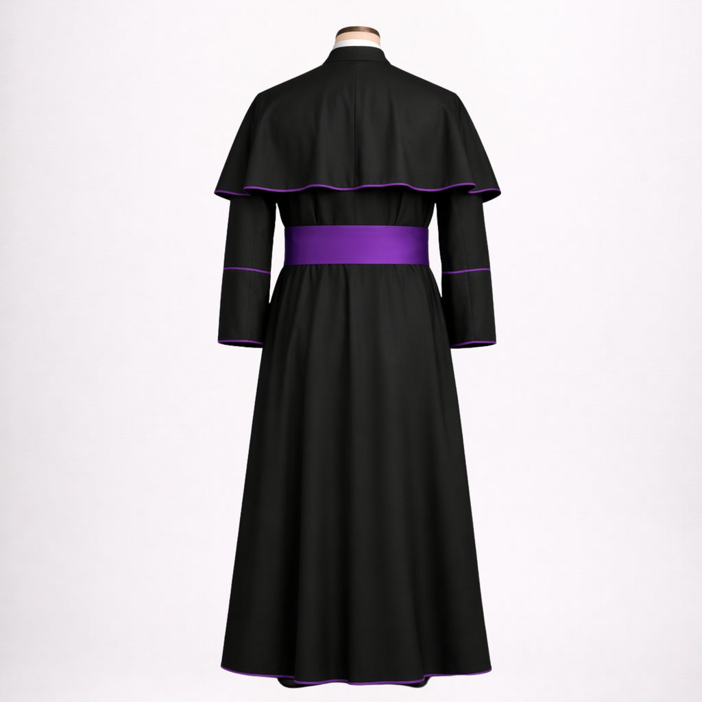 Catholic Cassock with Purple Trim