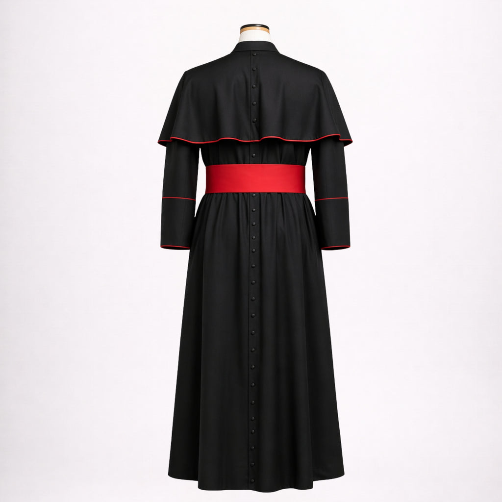Catholic Cassock with Red Trim