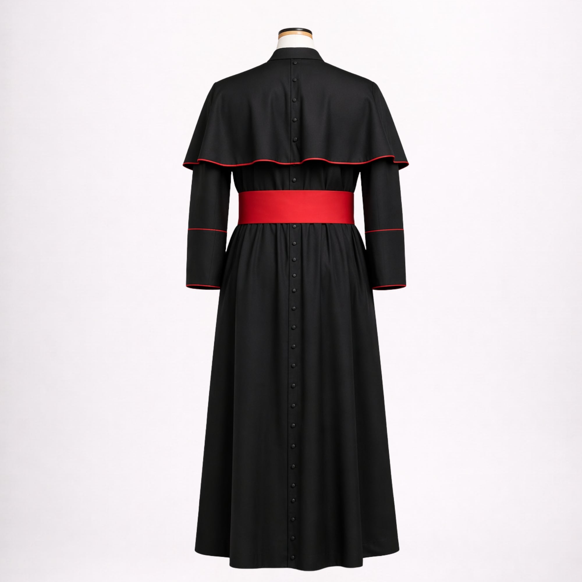 Catholic Cassock with Red Trim