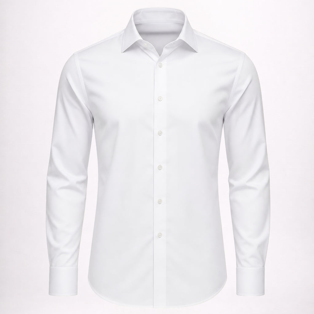 Men’s Formal White Cotton Shirt