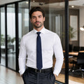 Navy Blue Solid Color Men’s Tie