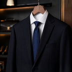 Navy Blue Solid Color Men’s Tie