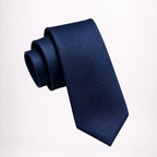 Navy Blue Solid Color Men’s Tie