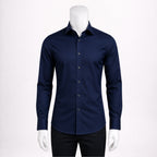 Men’s Formal Navy blue Cotton Shirt