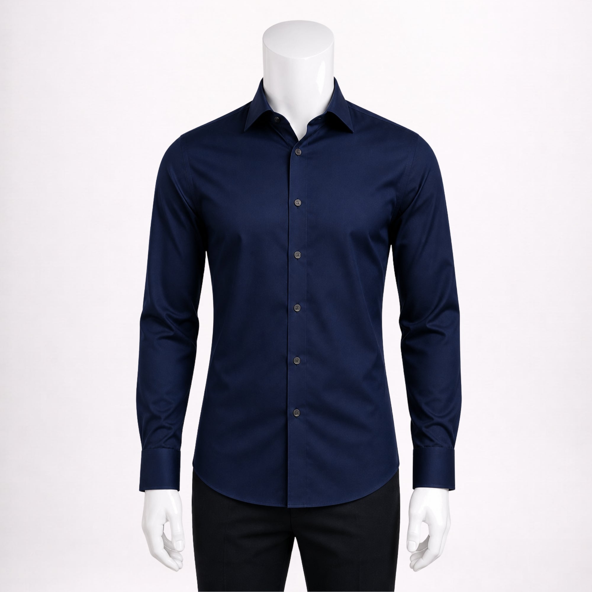 Men’s Formal Navy blue Cotton Shirt