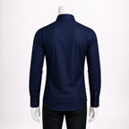 Men’s Formal Navy blue Cotton Shirt
