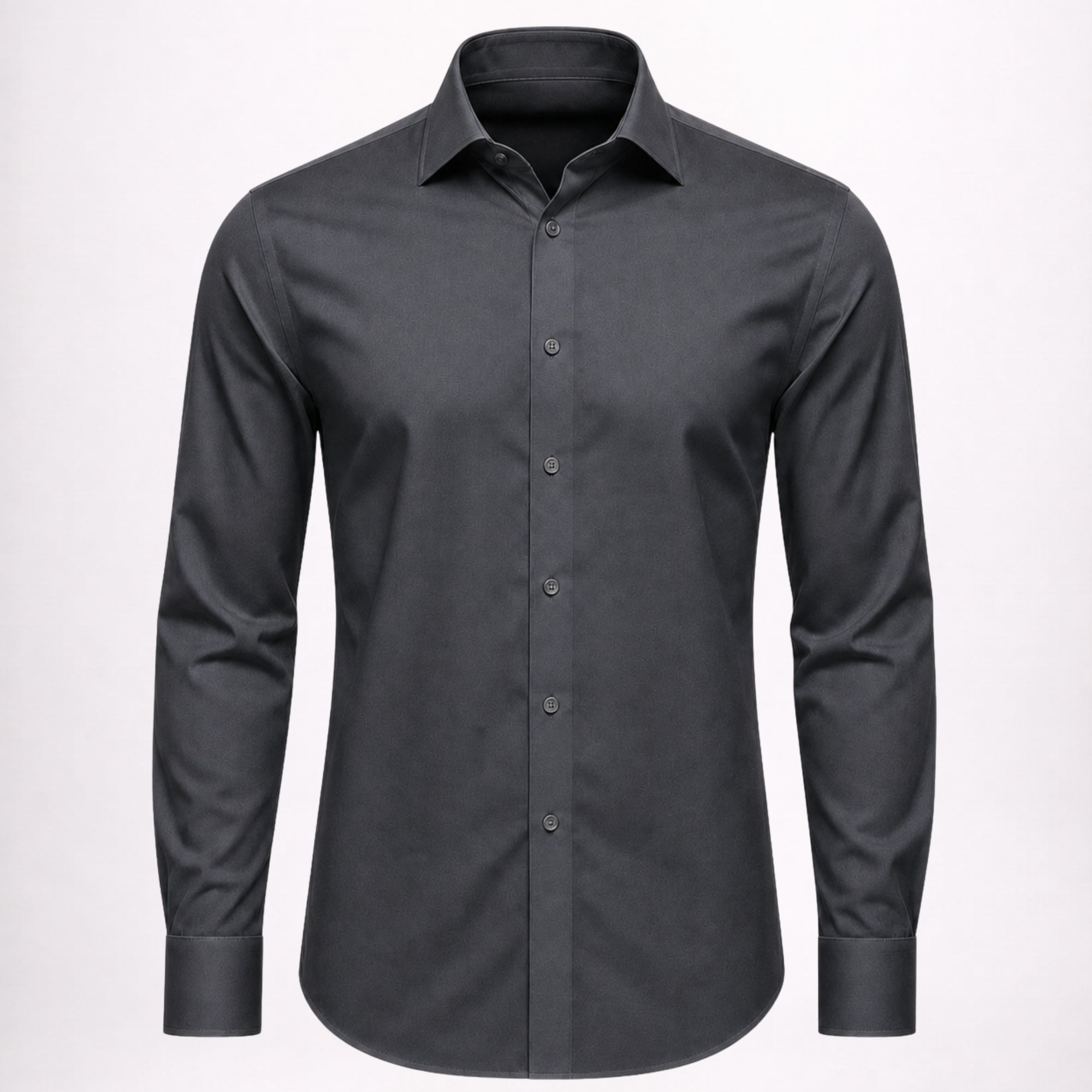 Men’s Formal Charcol Grey Cotton Shirt