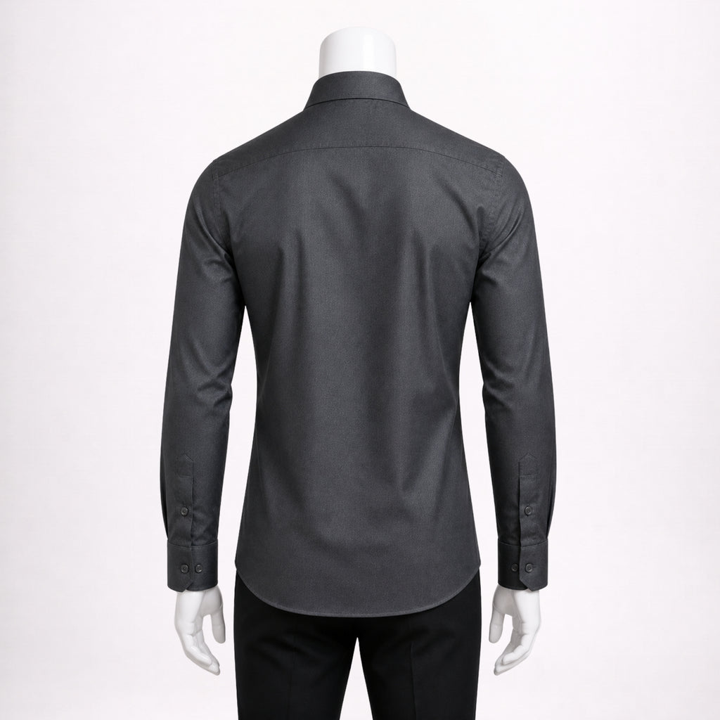 Men’s Formal Charcol Grey Cotton Shirt