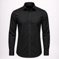 Men’s Formal Black Cotton Shirt