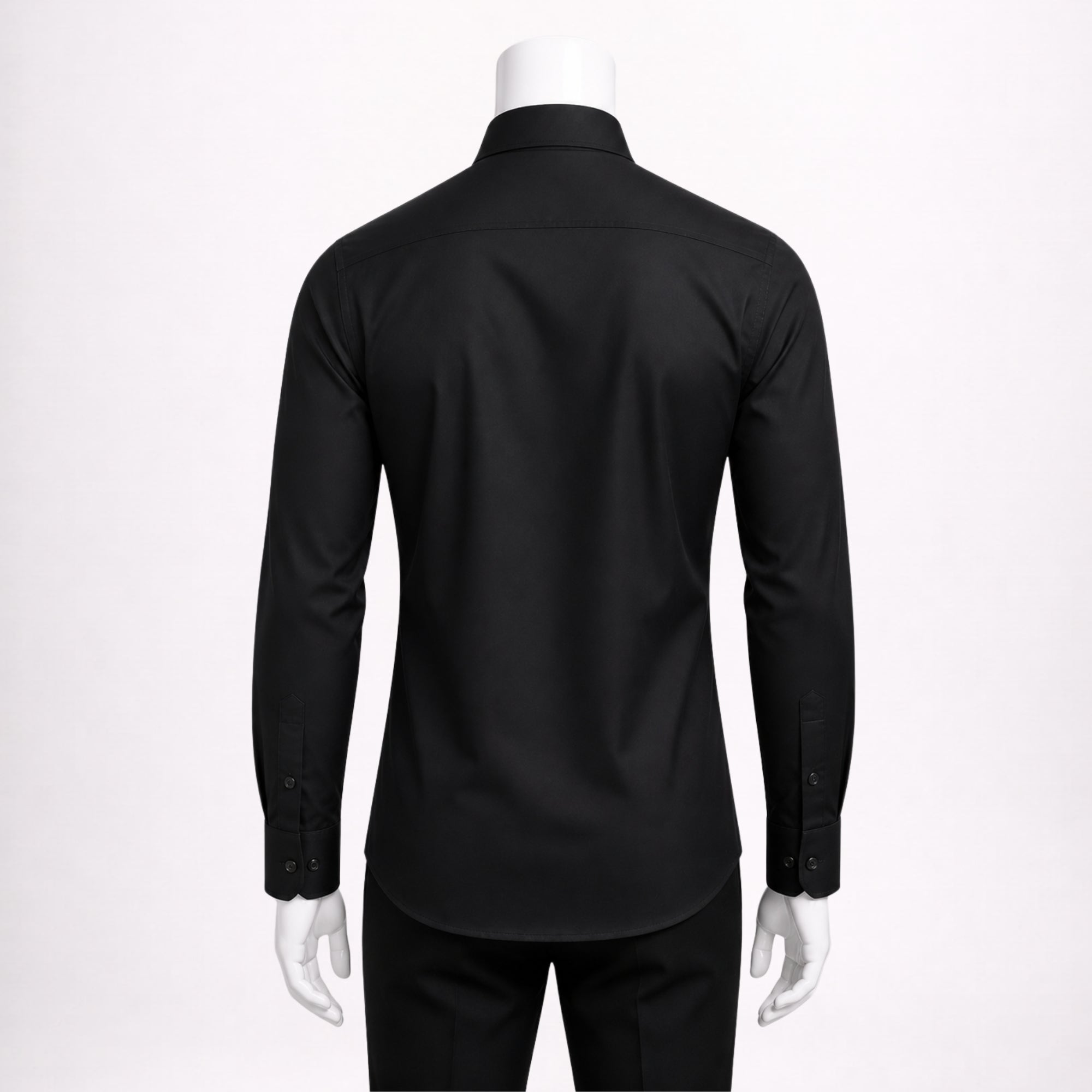 Men’s Formal Black Cotton Shirt