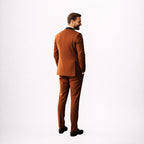 Rust Brown Tuxedo Suit