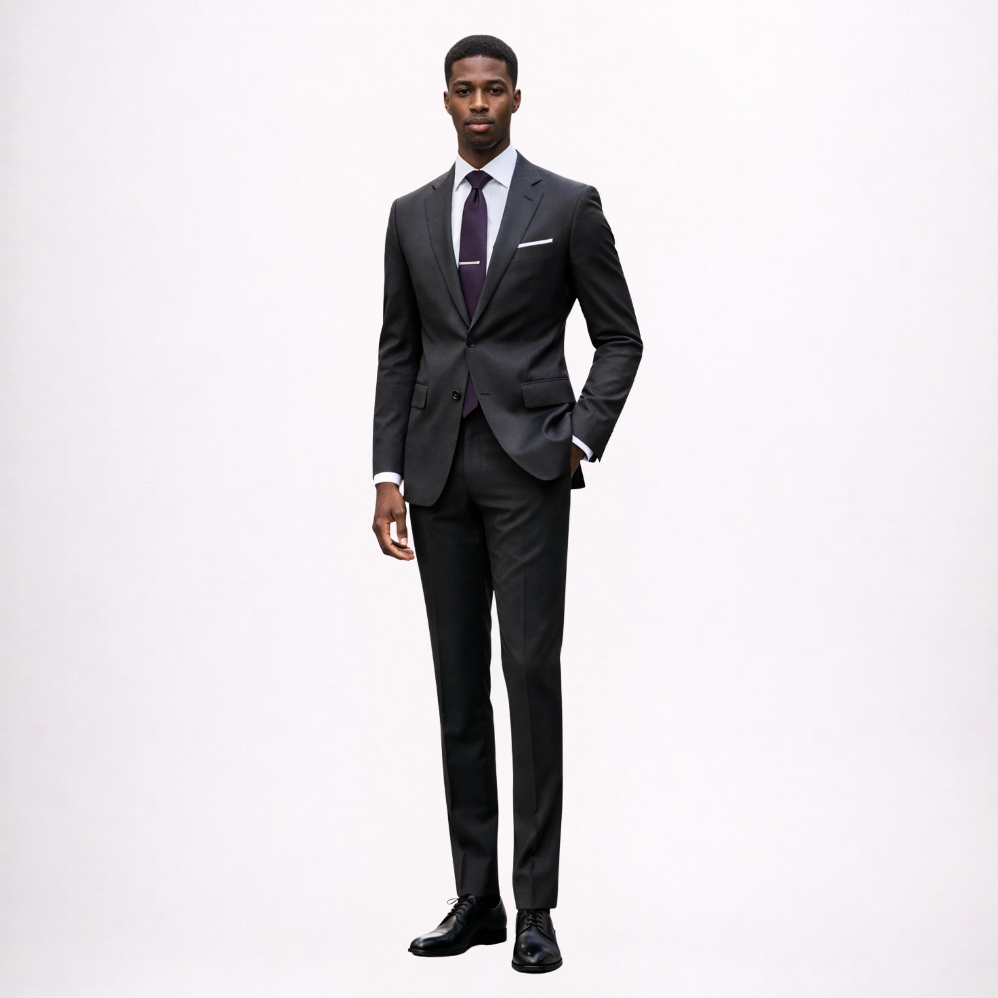 Men’s Custom Grey Suit