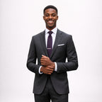 Men’s Custom Grey Suit