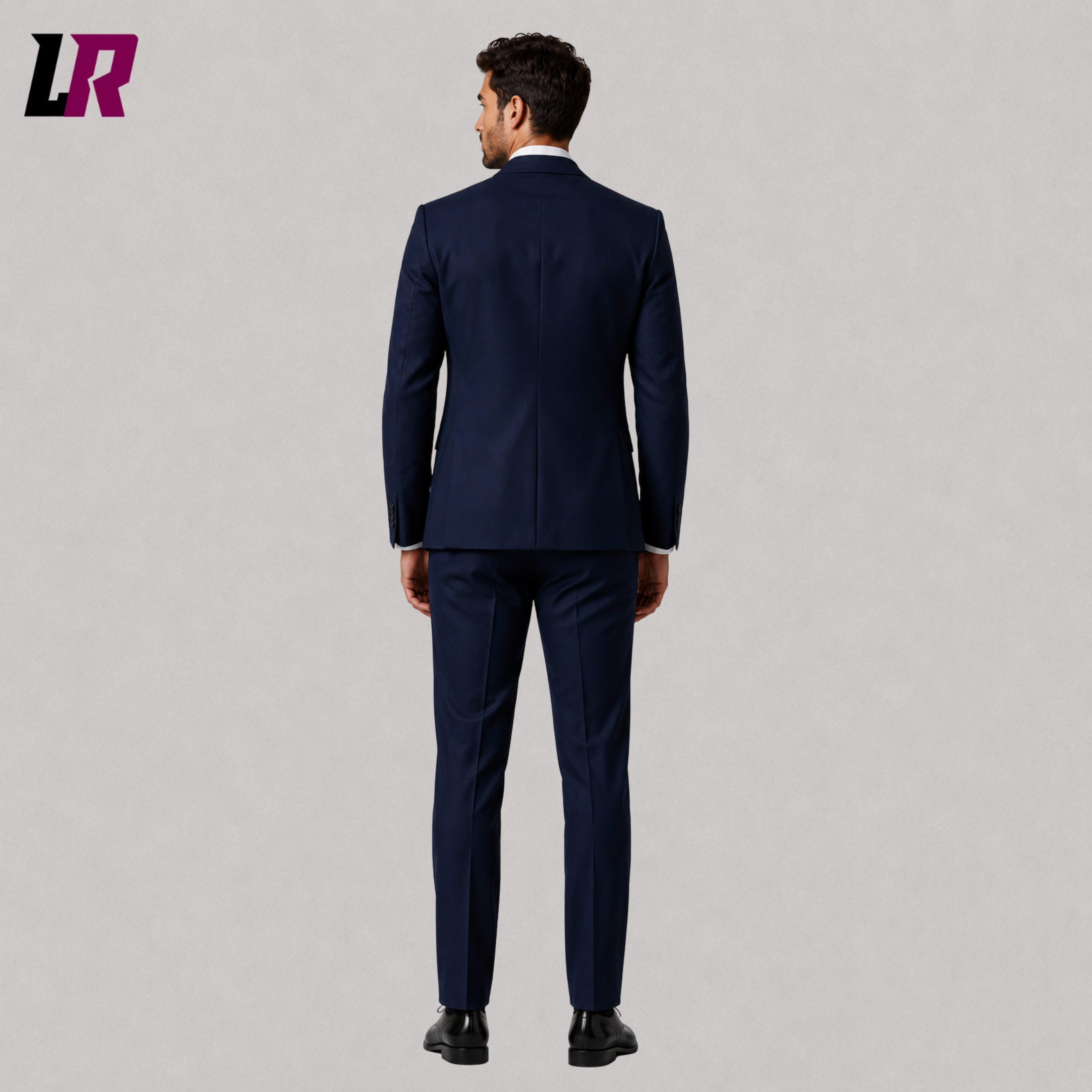 Back view of Australia Flag blazer and pants showcasing the full Australian flag design