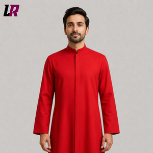 Red Anglican Clergy Cassock for Men | Custom Tailored Liturgical Robe