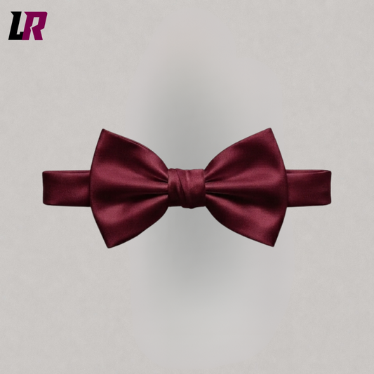 Men's burgundy bow tie, burgundy formal bowtie for men, tuxedo suit accessory, elegant wedding formal wear