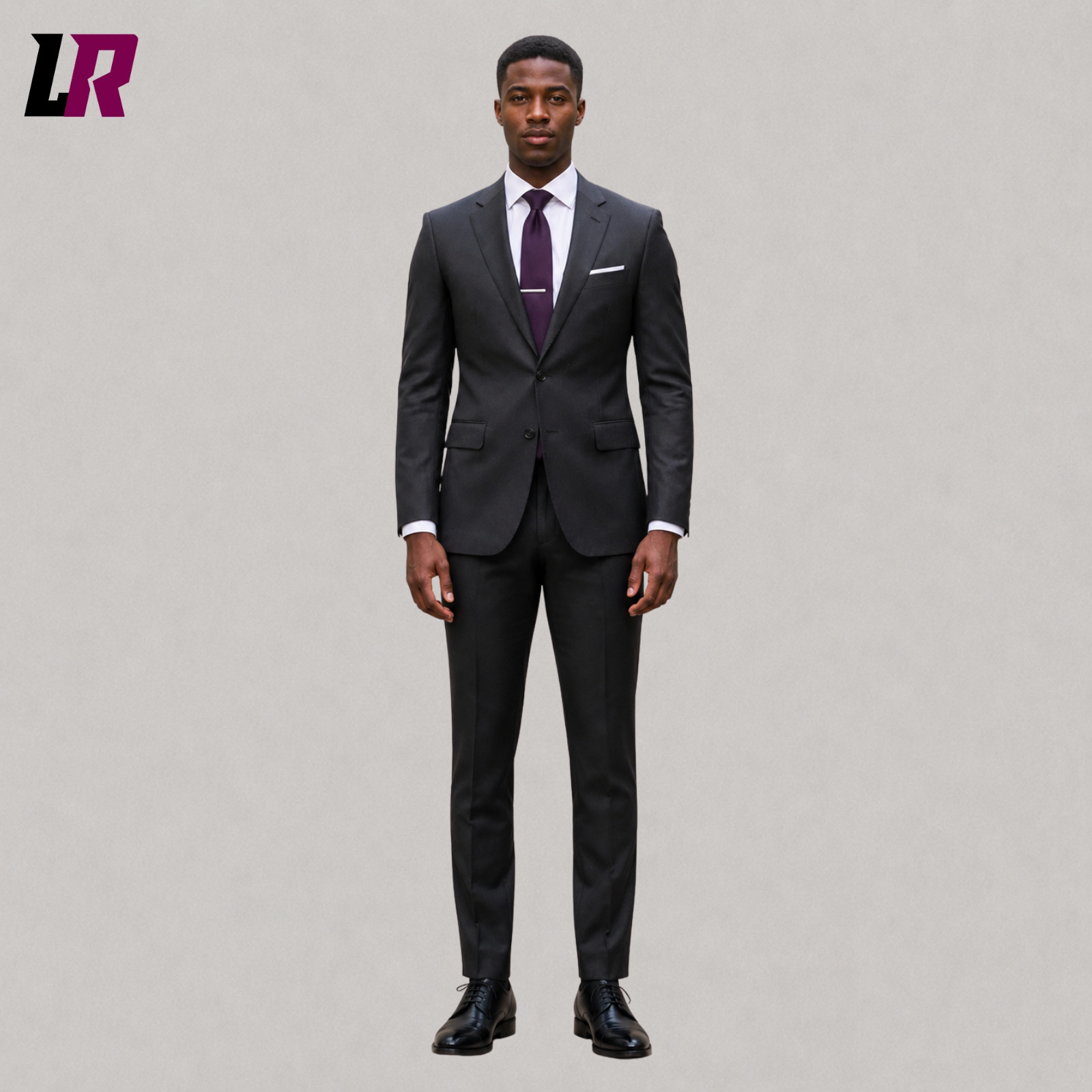 Custom Charcoal Grey Suit | Tailored Men's Formal Business & Wedding Suit