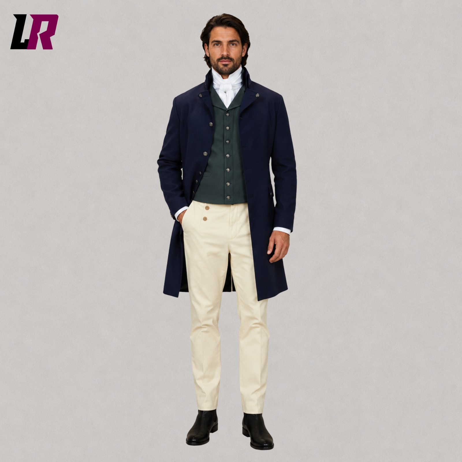 Men's Regency Tailcoat Outfit | Custom Victorian Cutaway Coat | Historical Wedding Suit